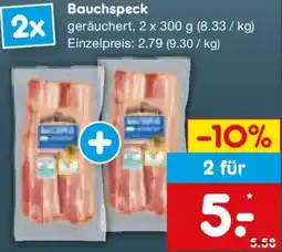 Netto Marken-Discount Bauchspeck Angebot