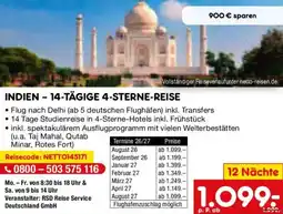 Netto Marken-Discount Indien 14-tägige 4-sterne-reise Angebot