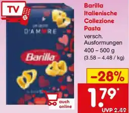 Netto Marken-Discount Barilla Italienische Collezione Pasta Angebot
