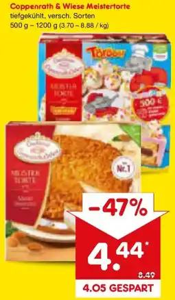 Netto Marken-Discount Coppenrath & Wiese Meistertorte Angebot