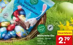 Netto Marken-Discount Fröhliche Osterzeit Milchcreme-Eier Angebot