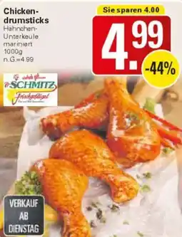 WEZ Schmitz Chickendrumsticks Angebot