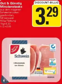 WEZ Gut & Günstig Minutensteaks Angebot