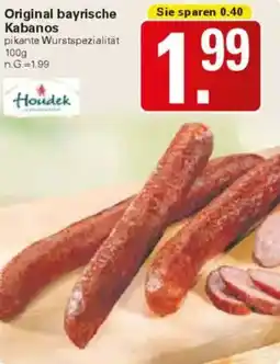 WEZ Houdek Original bayrische Kabanos Angebot