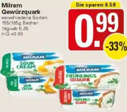 WEZ Milram Gewürzquark Angebot