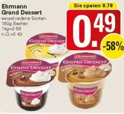 WEZ Ehrmann Grand Dessert Angebot