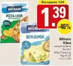 WEZ Milram Käse Angebot
