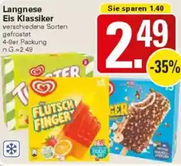 WEZ Langnese Eis Klassiker Angebot