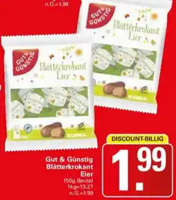 WEZ Gut & Günstig Blätterkrokant Eier Angebot