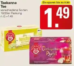 WEZ Teekanne Tee Angebot