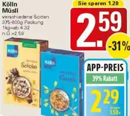 WEZ Kölln Müsli Angebot