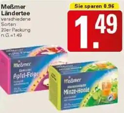 WEZ Meẞmer Ländertee Angebot