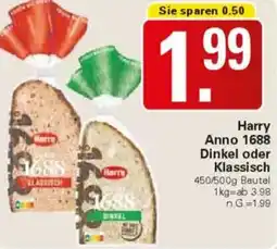 WEZ Harry Anno 1688 Dinkel oder Klassisch Angebot
