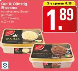 WEZ Gut & Günstig Eiscreme Angebot