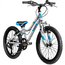 Netto Marken-Discount Galano GA20 Kinderfahrrad 20 Zoll ab 5 Jahre 120 - 135 cm Mädchen Jungen Fahrrad grau/blau Angebot