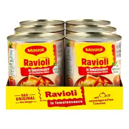 Netto Marken-Discount Maggi Ravioli in Tomatensauce 800 g, 6er Pack Angebot