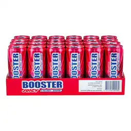 Netto Marken-Discount Booster Energy Drink Juicy 0,33 Liter Dose, 24er Pack Angebot