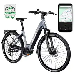 Netto Marken-Discount Tretwerk Amber E Bike Damen 28 Zoll Elektrofahrrad 155 - 185 cm Hollandrad anthrazit 48 cm Angebot