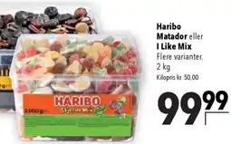 CITTI Markt Haribo Matador eller I Like Mix Angebot