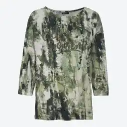 NKD Damen-Shirt mit Frontaufdruck und Glitzersteinen Angebot