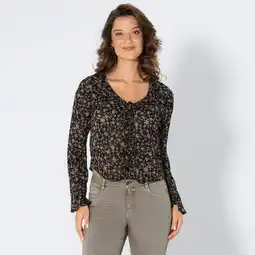 NKD Damen-Bluse mit Rüschen am Ausschnitt Angebot