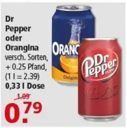 Multi Markt Dr Pepper oder Orangina Angebot