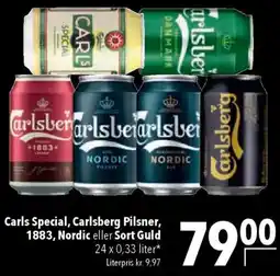 CITTI Markt Carls Special, Carlsberg Pilsner, 1883, Nordic eller Sort Guld Angebot