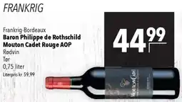CITTI Markt Baron Philippe de Rothschild Mouton Cadet Rouge AOP Angebot