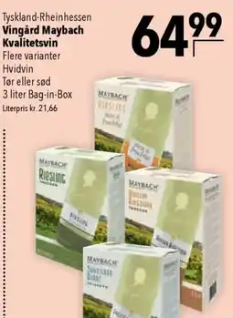 CITTI Markt Vingård Maybach Kvalitetsvin Angebot