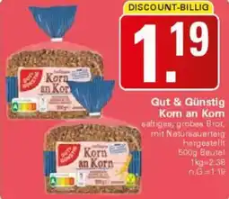 WEZ Gut & Günstig Korn an Korn Angebot