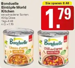 WEZ Bonduelle Eintöpfe World Kitchen Angebot