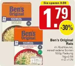 WEZ Ben's Original Reis Angebot