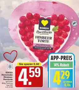 WEZ EDEKA Herzstücke Himbeer Herztorte Angebot
