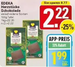 WEZ EDEKA Herzstücke Schokolade Angebot