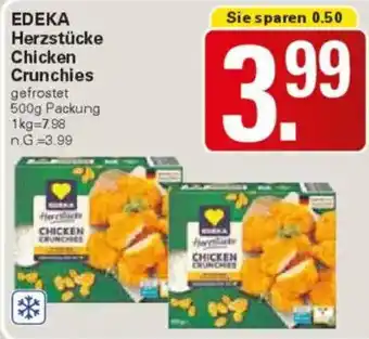 WEZ EDEKA Herzstücke Chicken Crunchies Angebot