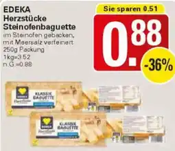 WEZ EDEKA Herzstücke Steinofenbaguette Angebot