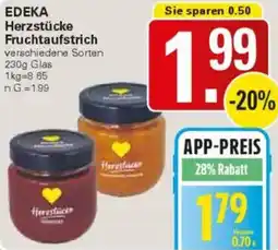 WEZ EDEKA Herzstücke Fruchtaufstrich Angebot