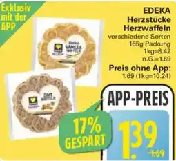 WEZ EDEKA Herzstücke Herzwaffeln Angebot