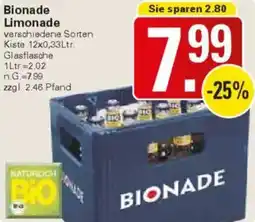 WEZ Bionade Limonade Angebot