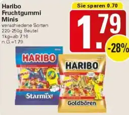 WEZ Haribo Fruchtgummi Minis Angebot