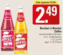 WEZ Becker's Bester Säfte Angebot