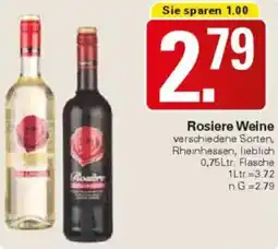 WEZ Rosiere Weine Angebot