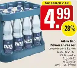 WEZ Vilsa Bio Mineralwasser Angebot