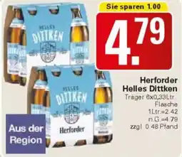 WEZ Herforder Helles Dittken Angebot