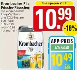 WEZ Krombacher Pils Frische-Fässchen Angebot