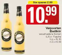 WEZ Verpoorten Eierlikör Angebot