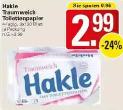 WEZ Hakle Traumweich Toilettenpapier Angebot