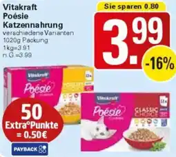 WEZ Vitakraft Poésie Katzennahrung Angebot