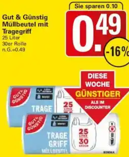 WEZ Gut & Günstig Müllbeutel mit Tragegriff Angebot