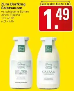 WEZ Zum Dorfkrug Salatsaucen Angebot